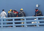 Anti-whaling activists restrained, released by Japanese whaling vessel Photo